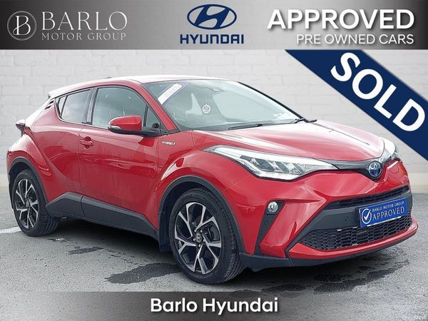 Toyota C-HR Hatchback, Petrol Hybrid, 2021, Red