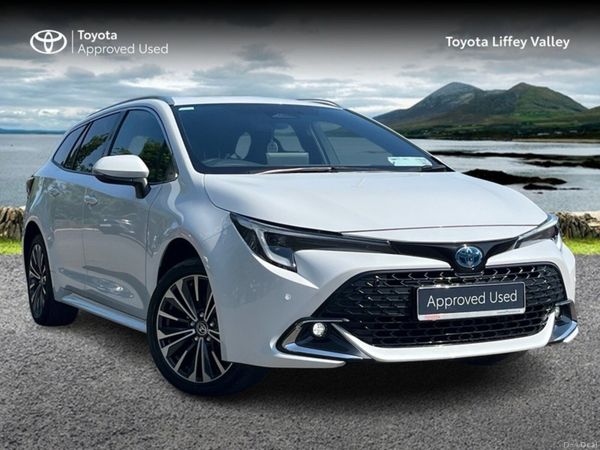 Toyota Corolla Estate, Petrol Hybrid, 2024, White