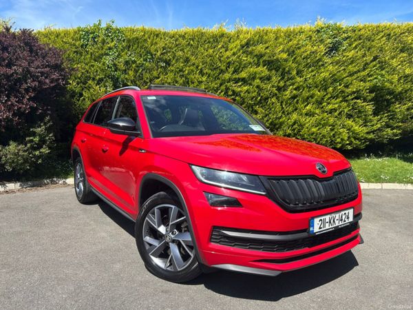 Skoda Kodiaq Estate, Diesel, 2021, Red