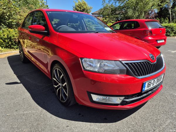 Skoda Rapid Saloon, Petrol, 2016, Red