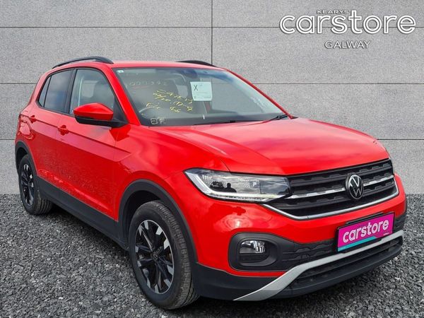 Volkswagen T-Cross SUV, Petrol, 2021, Red