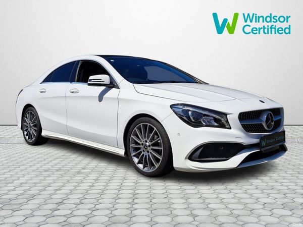 Mercedes-Benz CLA Saloon, Petrol Hybrid, 2018, White
