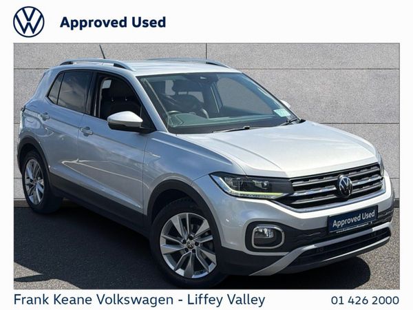 Volkswagen T-Cross SUV, Petrol, 2021, Silver