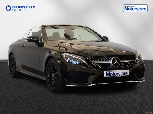 Mercedes-Benz C-Class Convertible, Petrol, 2018, Black