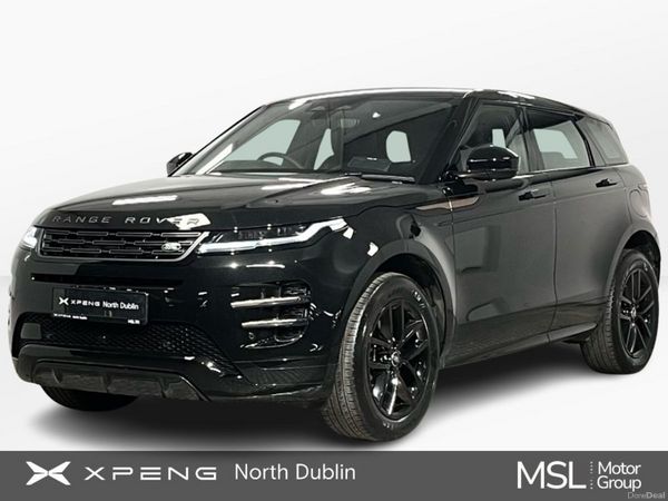 Land Rover Range Rover Evoque SUV, Petrol Hybrid, 2024, Black