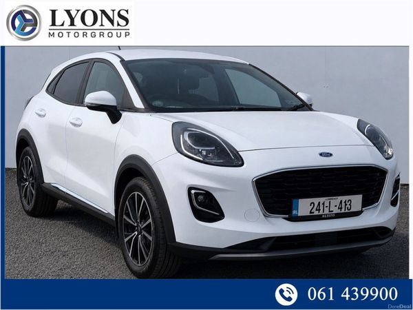 Ford Puma MPV, Petrol Hybrid, 2024, White