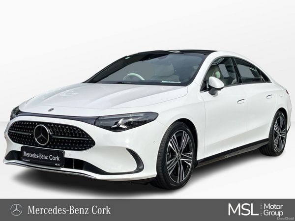 Mercedes-Benz CLA Saloon, Petrol Hybrid, 2026, White