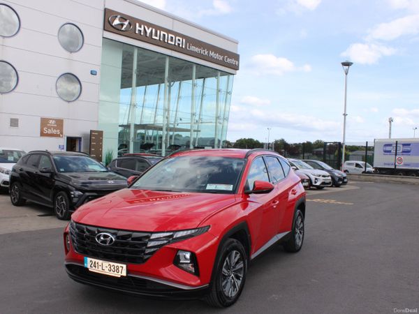 Hyundai Tucson SUV, Petrol Hybrid, 2024, Red