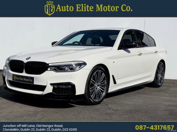 BMW 5-Series Saloon, Diesel, 2017, White