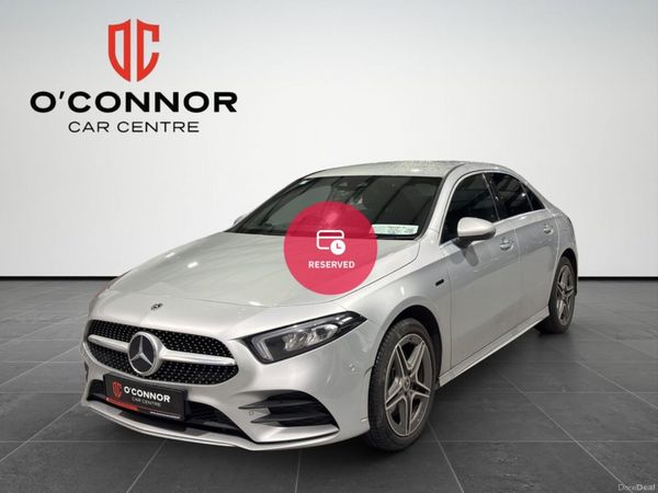 Mercedes-Benz A-Class Saloon, Petrol Plug-in Hybrid, 2021, Silver