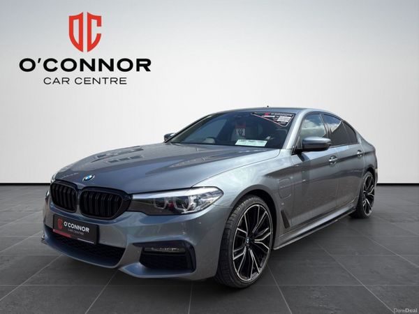 BMW 5-Series Saloon, Petrol Plug-in Hybrid, 2018, Blue