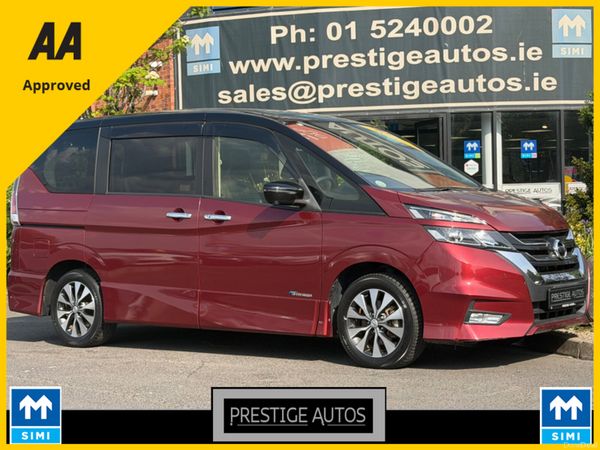 Nissan Serena MPV, Petrol Hybrid, 2018, Red