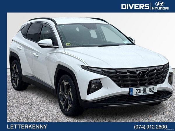 Hyundai Tucson MPV, Petrol Plug-in Hybrid, 2023, White