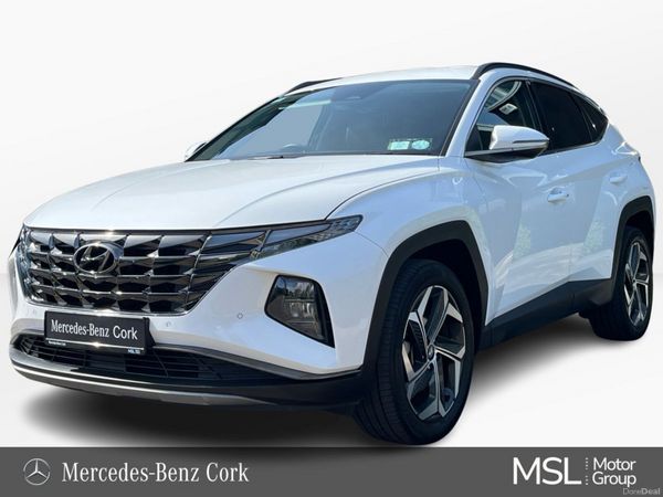 Hyundai Tucson SUV, Petrol Hybrid, 2024, White