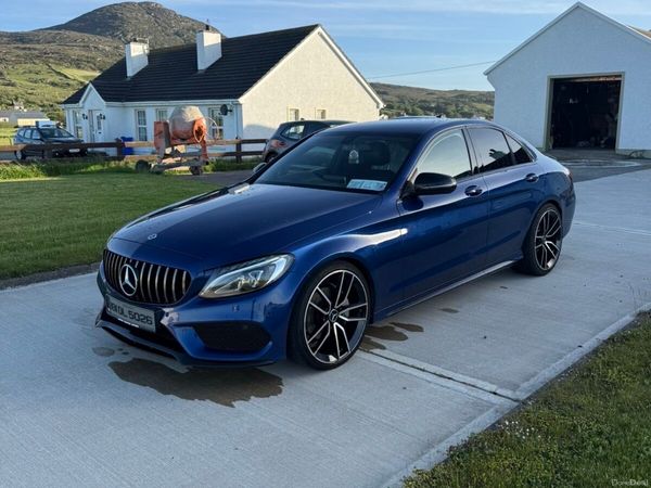 Mercedes-Benz C-Class Saloon, Diesel, 2018, Blue