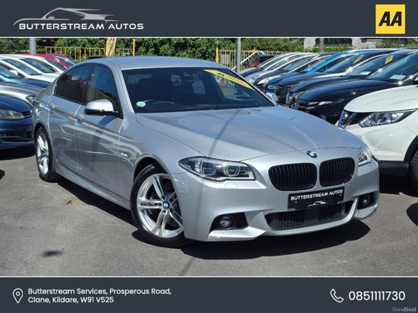 BMW 5-Series Saloon, Diesel, 2015, Silver