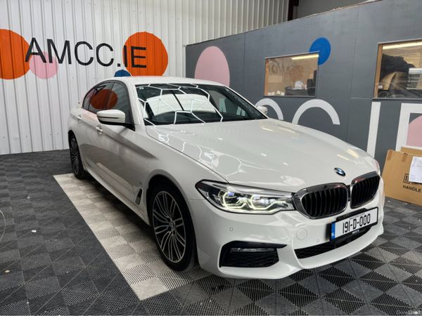 BMW 5-Series Saloon, Petrol Plug-in Hybrid, 2019, White