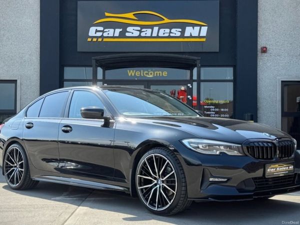 BMW 3-Series Saloon, Diesel Hybrid, 2021, Black