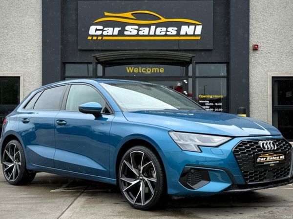 Audi A3 Hatchback, Petrol Hybrid, 2022, Blue
