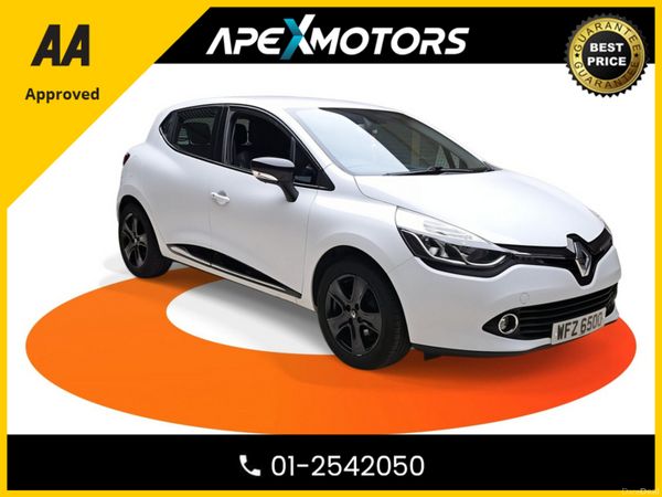Renault Clio Hatchback, Petrol, 2015, White