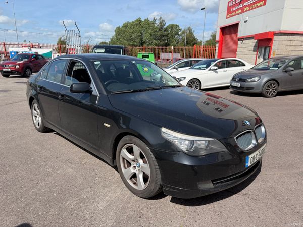 BMW 5-Series Saloon, Diesel, 2008, Black