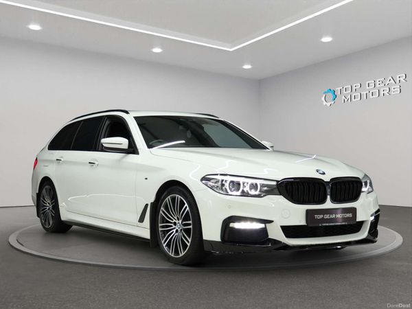 BMW 5-Series Estate, Diesel, 2018, White