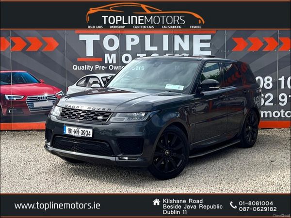 Land Rover Range Rover Sport Estate, Diesel, 2018, Black
