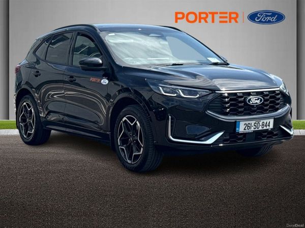 Ford Kuga SUV, Petrol Plug-in Hybrid, 2026, Black