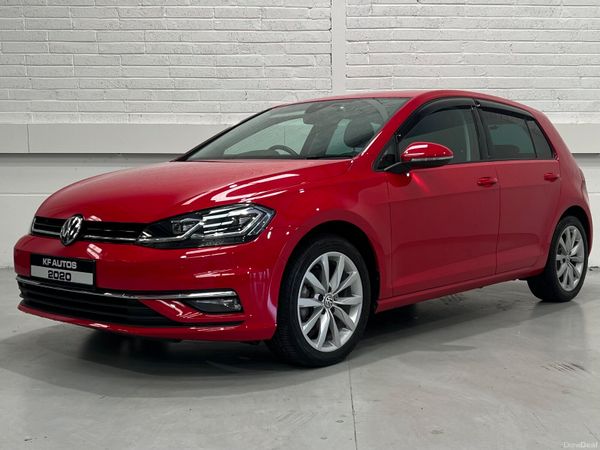 Volkswagen Golf Hatchback, Petrol, 2020, Red