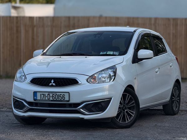 Mitsubishi Mirage Hatchback, Petrol, 2017, White
