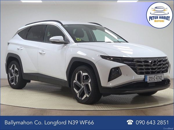 Hyundai Tucson SUV, Petrol Hybrid, 2021, White