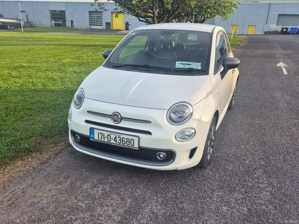 Fiat 500 Hatchback, Petrol, 2017, White