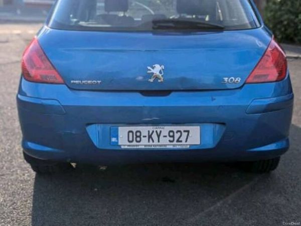 Peugeot 308 Hatchback, Petrol, 2008, Blue