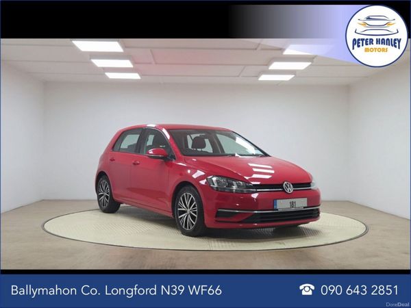 Volkswagen Golf Hatchback, Diesel, 2018, Red