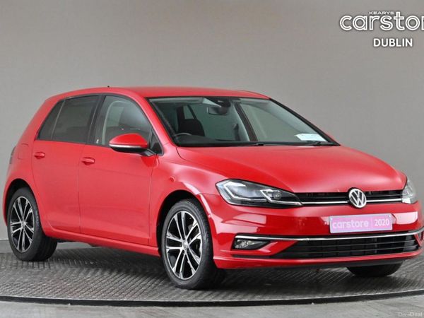 Volkswagen Golf Hatchback, Petrol, 2020, Red
