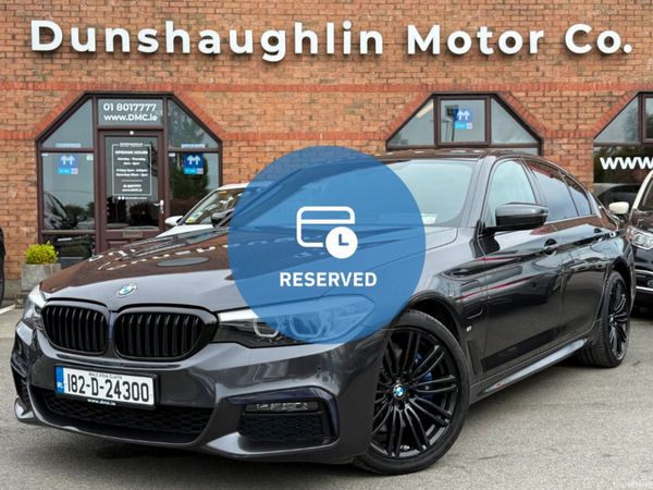 BMW 5-Series Saloon, Petrol Plug-in Hybrid, 2018, Grey