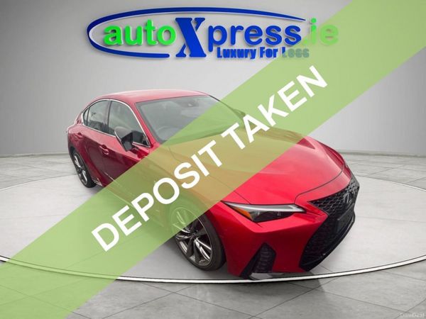 Lexus IS Saloon, Petrol Hybrid, 2021, Red