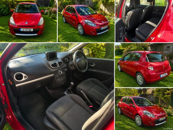 Renault Clio Hatchback, Ethanol Petrol, 2012, Red