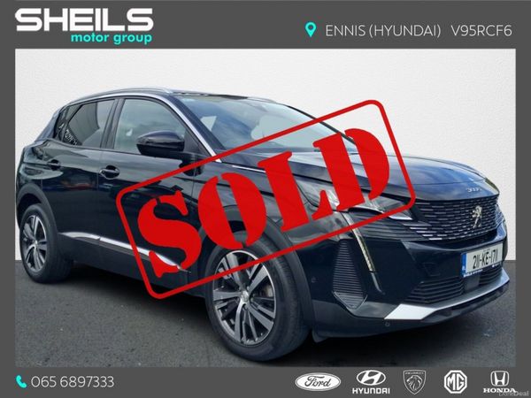 Peugeot 3008 MPV, Petrol, 2021, Black