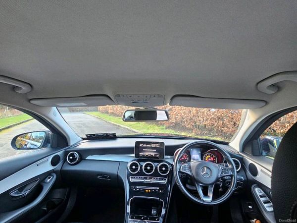 Mercedes-Benz C-Class Saloon, Petrol Plug-in Hybrid, 2017, Blue