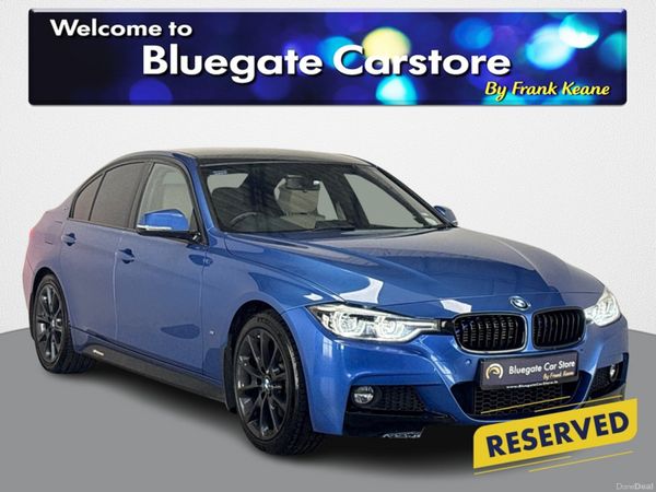 BMW 3-Series Saloon, Petrol Hybrid, 2017, Blue