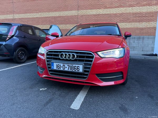 Audi A3 Hatchback, Petrol, 2016, Red