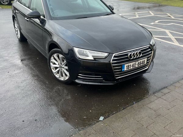 Audi A4 Saloon, Petrol, 2018, Black
