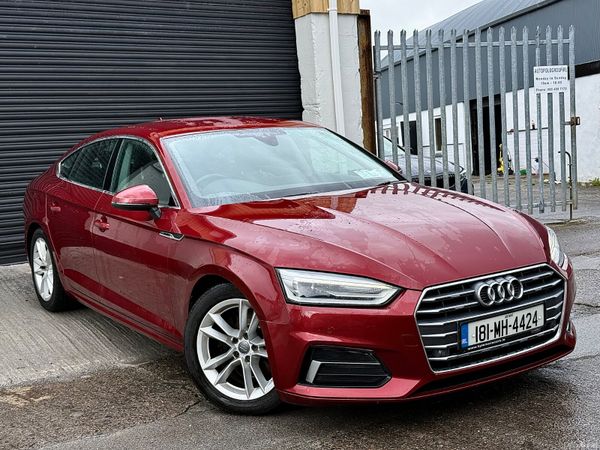 Audi A5 Hatchback, Diesel, 2018, Red