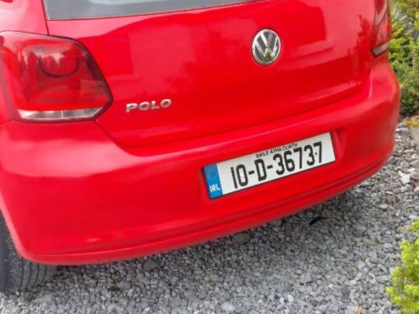 Volkswagen Polo Hatchback, Petrol, 2010, Red