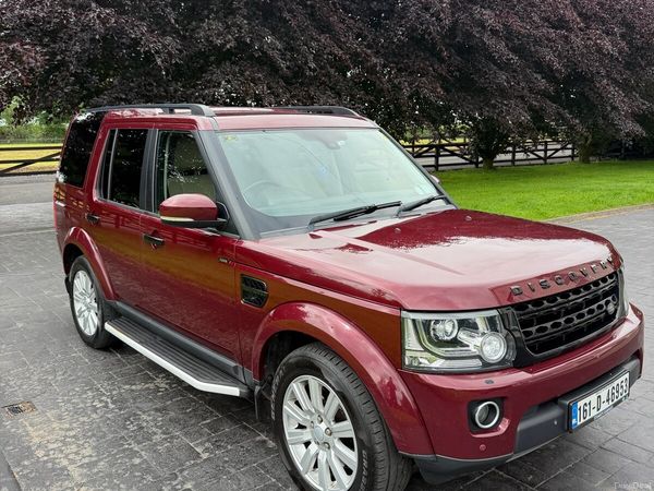 Land Rover Discovery SUV, Diesel, 2016, Red