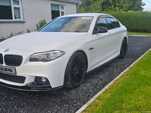 BMW 5-Series Saloon, Diesel, 2014, White