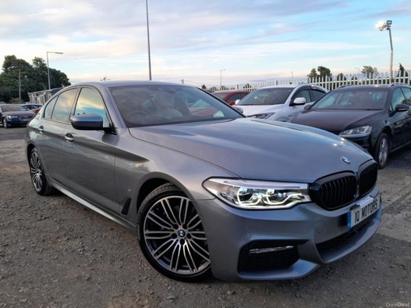 BMW 5-Series Saloon, Petrol Plug-in Hybrid, 2018, Blue