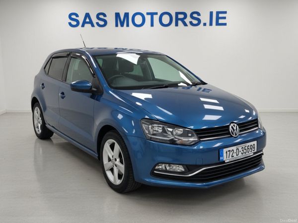 Volkswagen Polo Hatchback, Petrol, 2017, Blue