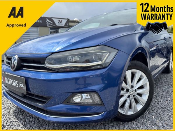 Volkswagen Polo Hatchback, Petrol, 2018, Blue